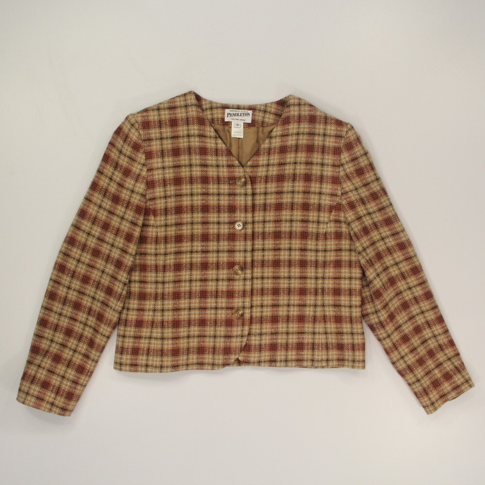 Pendleton Women's Wool Blend Jacket Blazer Size 1… - image 1