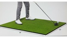 WOW Commercial 39x49 Golf Practice Turf 1cm Foam Matt With Net 10 Balls 2Tee Set