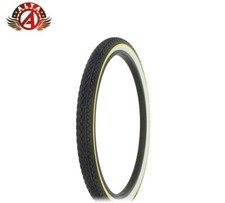 ALTA BICYCLE WIRE BEAD CRUISER TIRE 26 x 2.125 YELLOW LINE HEAVY DUTY DIAMOND