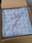 Cole Classics Square Storage Ottoman with Lift Off Top Indigo - HomePop