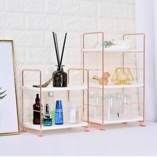 Storage Shelf Organiser Bathroom Iron Holder Cosmetics Stand Kitchen Rack Indoor