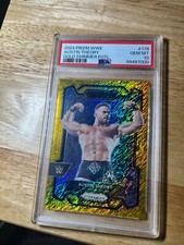 2024 Prizm WWE Austin Theory Gold Shimmer FOTL 2/5 PSA 10 POP2
