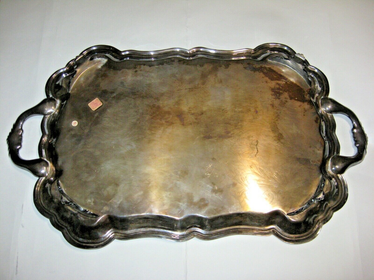 ANTIQUE F.B. ROGERS SILVER Co. TRADEMARK 1883 SILVER-PLATED LARGE 