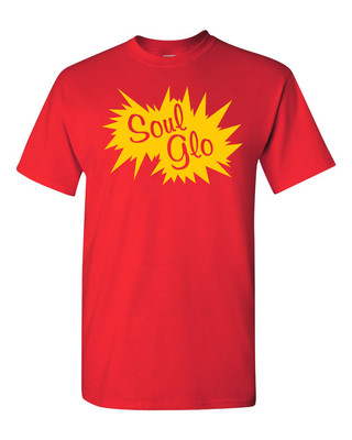SOUL GLO Hair Gel COMING TO AMERICA 1980'S RETRO Herren T-Shirt 1421