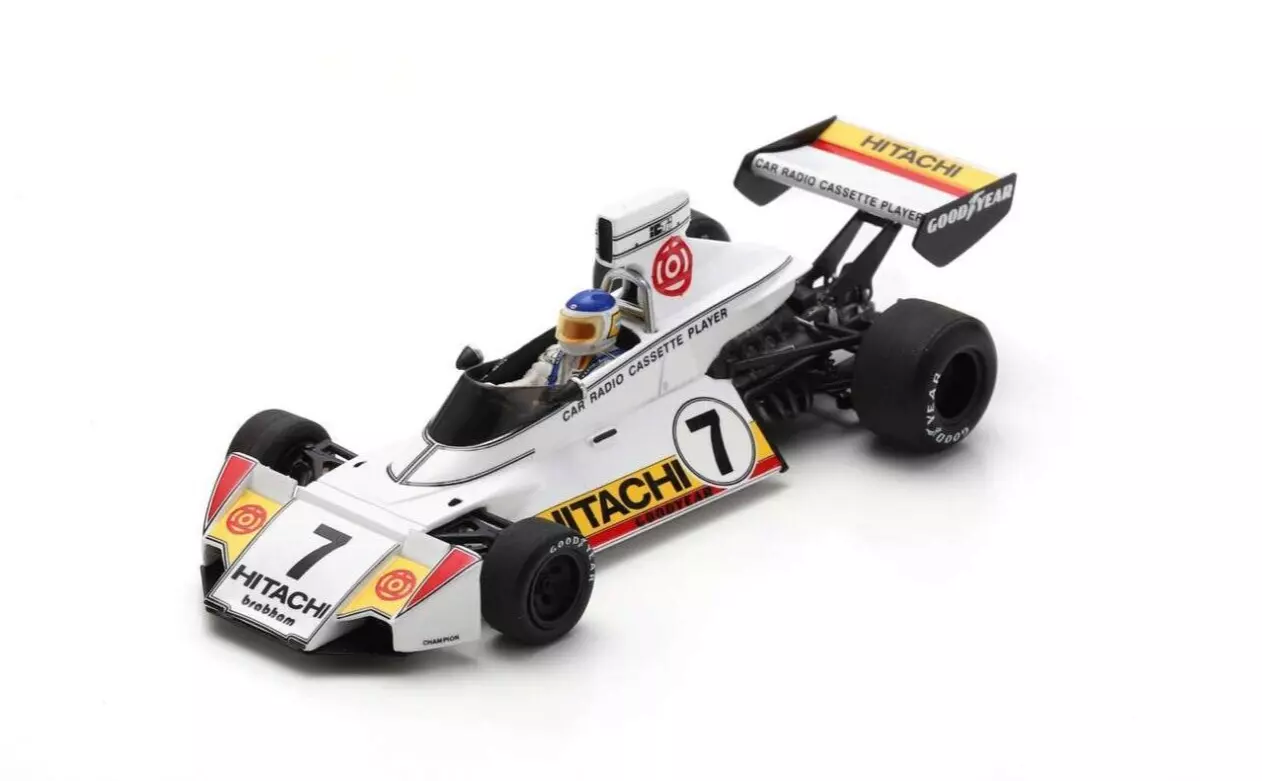 1:43 Spark S7428 Carlos Reutemann 1:43 Brabham BT44 #7 Belgium GP 1974