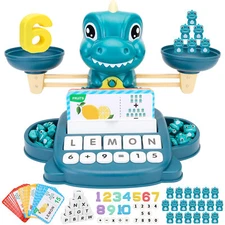 Dinosaur Kindergarten Preschool Math Counting Matching Toys Learning Activities