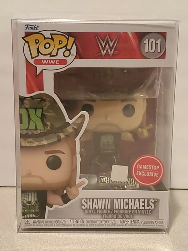 Pop WWE Shawn Michaels #101 Survivor Series Pin GameStop Exclusive NIB PROTECTOR