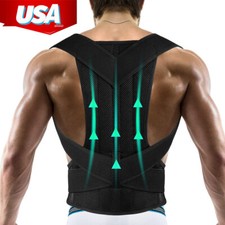 Back Posture Corrector Shoulder Straight Support Brace Belt Therapy Men Women
