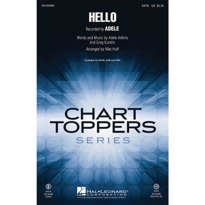 Hal Leonard Hello SATB by Adele arranged by Mac Huff