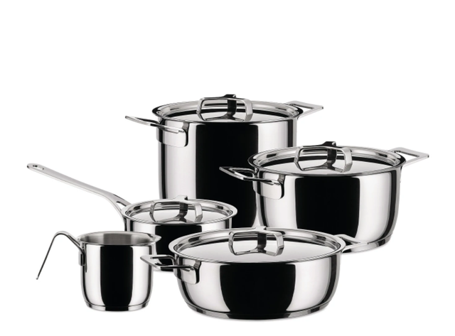 Alessi Coperchio Per Pentole 16cm In Acciaio Inox – Design Magnetico Di Jasper Morrison, Adatto A Forno E Lavastoviglie