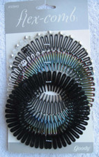 5 Goody Plastic Flexible Flex Comb Headbands 1998 Hair Head Band Rainbow Mikayla