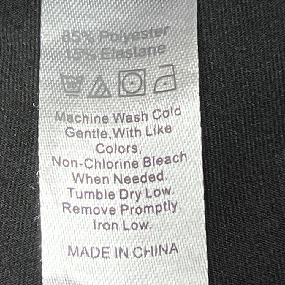 Shein Pants Womens Medium Black Yoga Leggings Flared Bottom Stretch