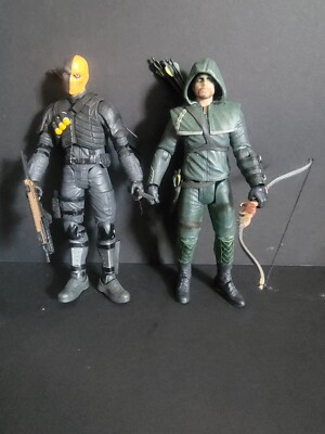 DC Collectibles Arrow Oliver Queen and Deathstroke Action Figure, 2-Pack B18