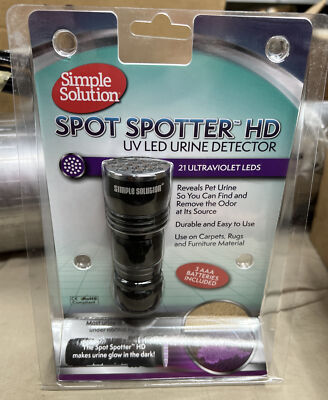Simple Solution UV Pet Urine Detector Spot and Eliminate Dog and Cat Urine