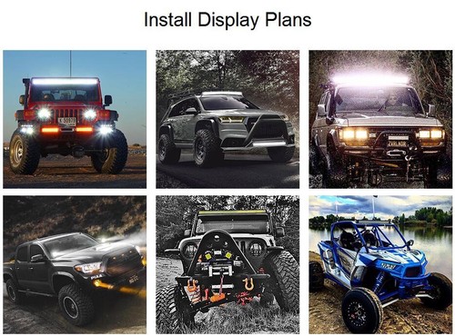 Curved Amber/White/Strobeflash Led light Bar Offroad 22" 32" 42" 50" 52" 600W - Picture 28 of 41