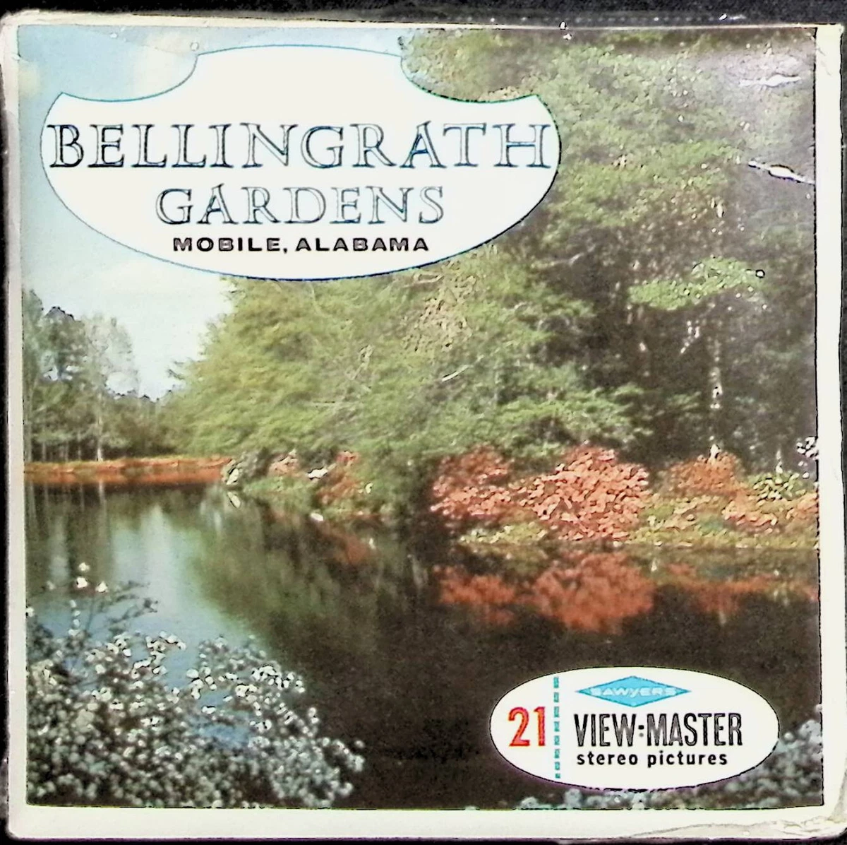 Bellingrath Gardens Mobile Alabama 3d View-Master 3 Reel Packet