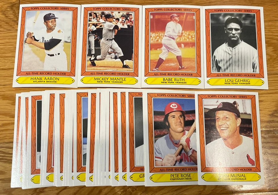 1985 TOPPS ALL TIME RECORD HOLDERS WOOLWORTH Collectors Series Baseball Set MLB - Image 2 of 2