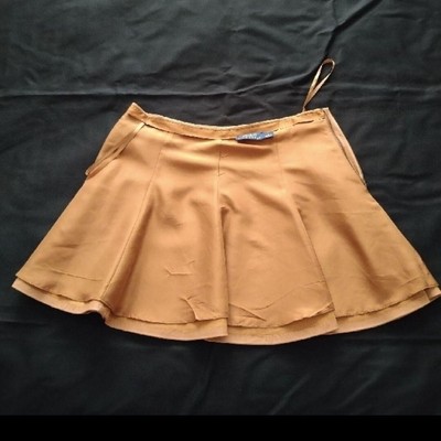 【RALPH LAUREN 】LAMB LEATHER SKIRT ラムレザー Ralph Lauren Women's Black A-Line Lamb Leather Skirt Sz 10