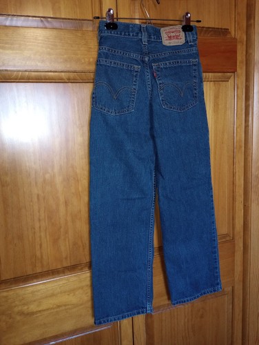 12 in boys size (or girls) Levis SLIM 550 Jeans Relaxed 24 x 26 made in 2010 EUC - Picture 14 of 24