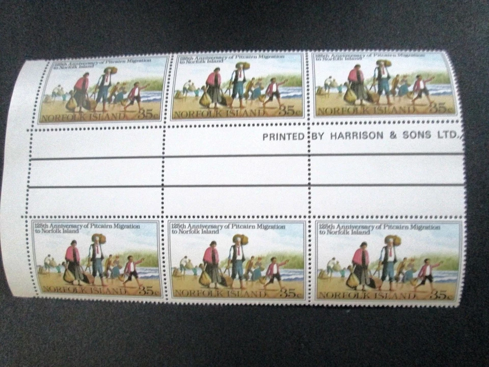 Norfolk Island - "SHIPS ~ PITCAIRN MIGRATION" MNH Sets ~ Blocks of 6 !! - Image 3 of 4
