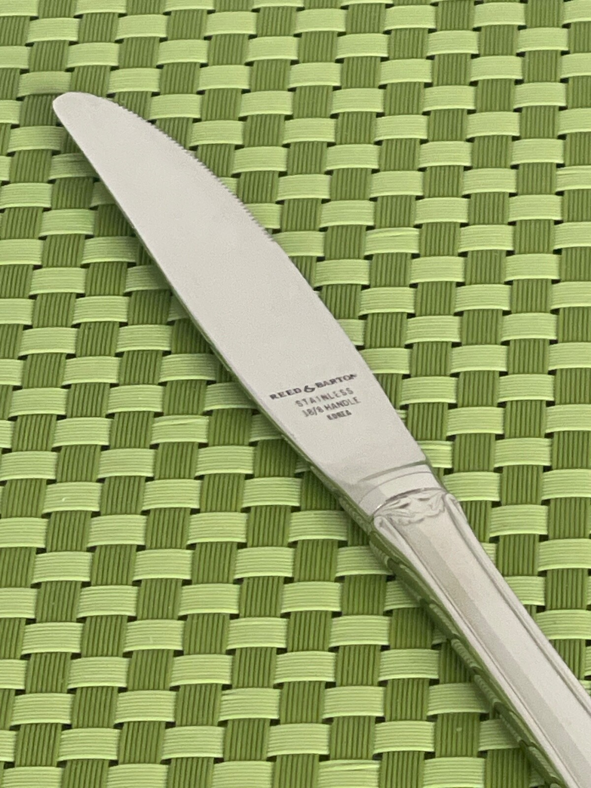 Reed & Barton COUNTRY FRENCH Stainless Dinner Knife 18/8 Korea Flatware
