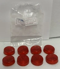 8pc VSM 1030 2" RED SEALED CLEARANCE MARKER LIGHT LAMPS USA OPEN BOX