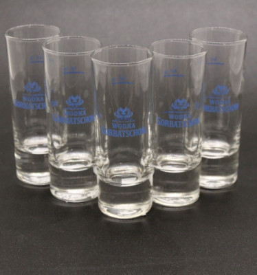 5x Wodka Gorbatschow -  Vodka Glas -  Shot 4cl Neu Gläser Schnaps