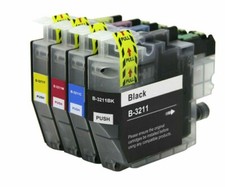 4X NonOEM LC3211 / LC3213 Ink Cartridge fits for Brother DCP-J772DW MFC-J497DW