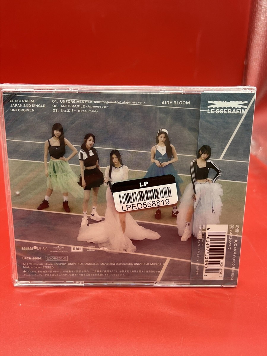 LE SSERAFIM - UNFORGIVEN - CD (K-POP) W/ LIMITED PHOTO CARD NEW