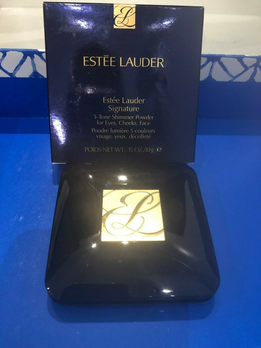 ESTEE LAUDER SIGNATURE 5TONE SHIMMER POWDER FOR EYES.CHEEKS