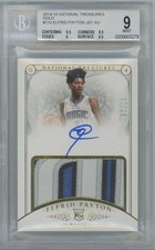 2014-15 PANINI National Treasures Gold #110 Jersey Auto ELFRID PAYTON /25 BGS9