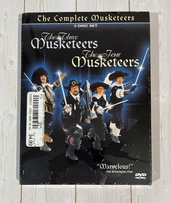 The Complete Three & Four Musketeers - 2002 DVD 2-Disc Set Anchor Bay New Sealed