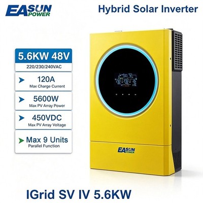 5600W Hybrid Solar Wechselrichter 48V Off Grid 120A MPPT Parallel | SV IV 5.6KW