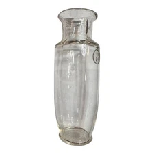 1864 New York Charles Culden Patent Uranium Glass Bottle Ink Chemical Civil War