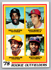 1978 Topps #710 Dell Alston/Rick Bosetti/Mike Easler/Keith Smith Rookies