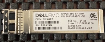 DELL EMC Optical Module SFP28-25G-SR-NOF | P/N 0W4GPP