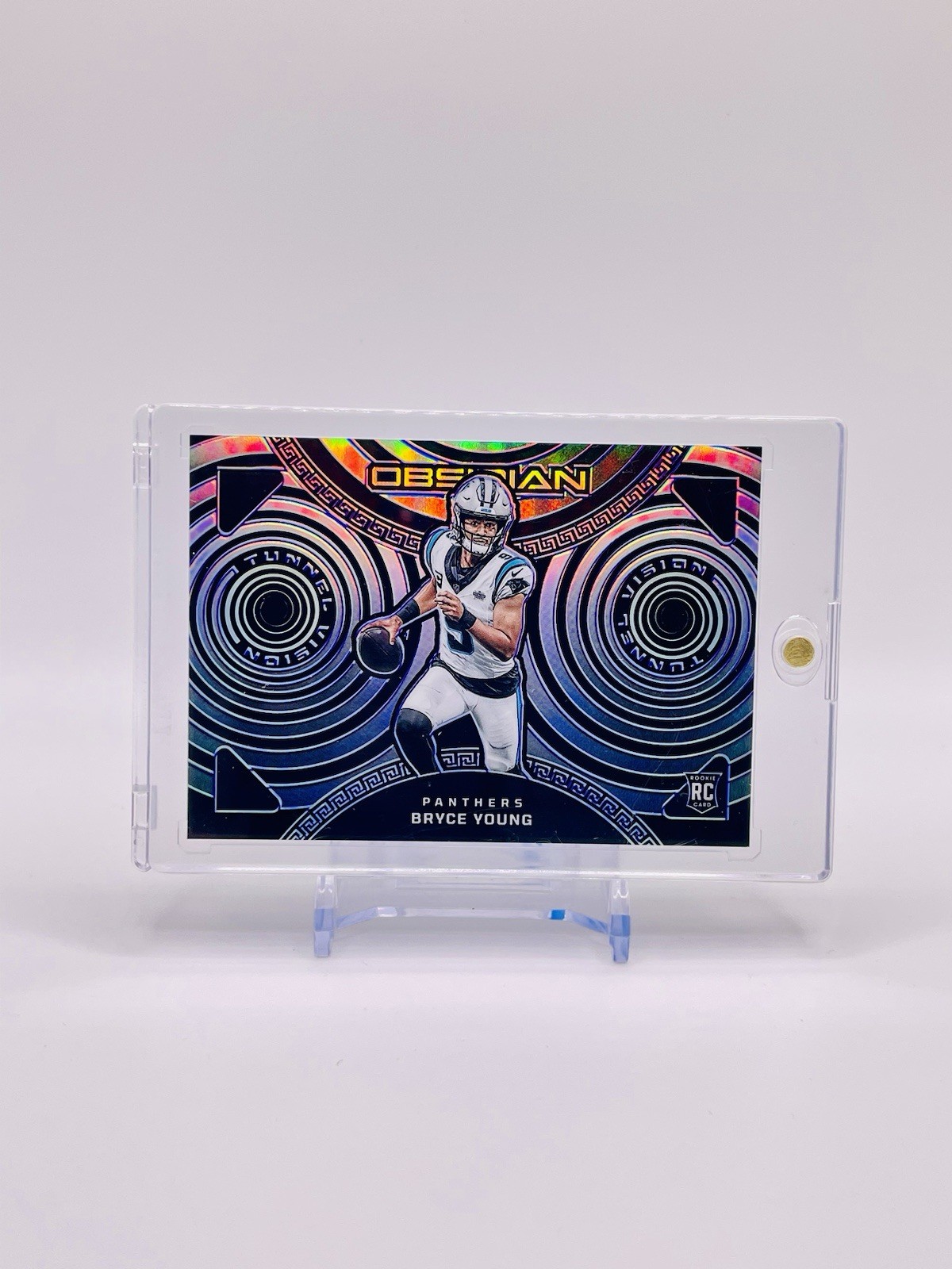 Bryce Young #1 - Purple Electric Etch /75 Tunnel Vision - 2023 Obsidian Football