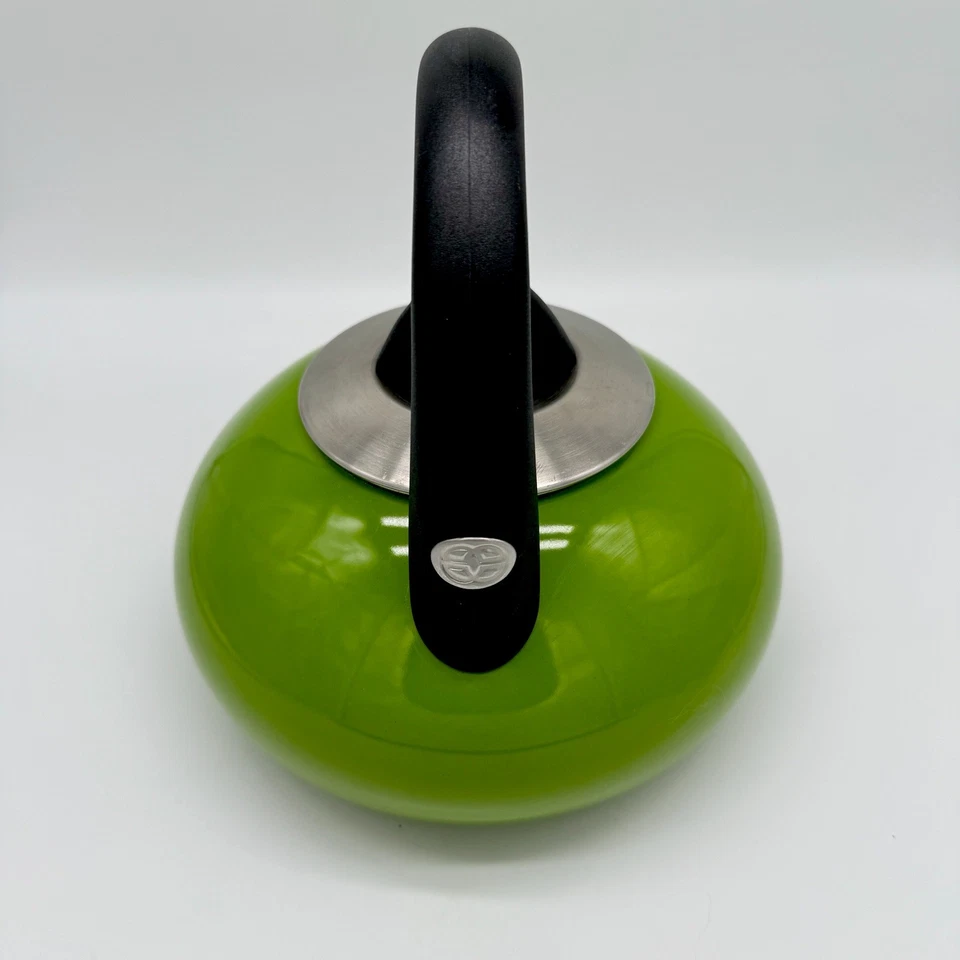 Calphalon Teapot 2QT 1.9L Lime Green Stainless Steel Tea Pot Whistling Kettle - Image 4 of 4