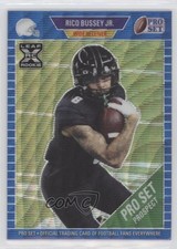 2021 Leaf Pro Set Metal Blue Wave 1/50 Rico Bussey Jr #77 a8x