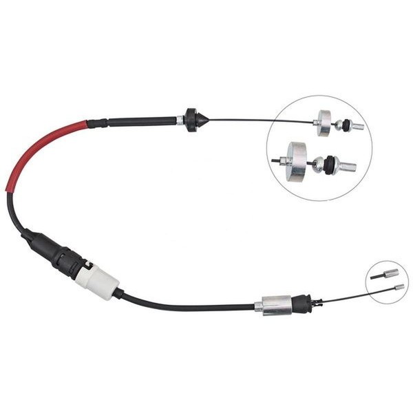Seilzug KupplungsbetäTigung 1.240 Mm A.B.S. FüR Renault Laguna-image