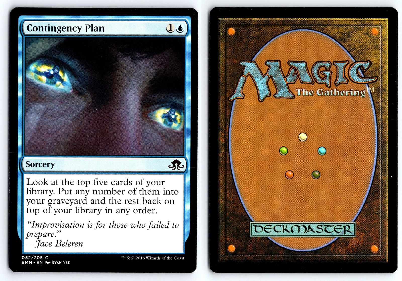 Contingency Plan 52 Common Eldritch Moon Magic: The Gathering