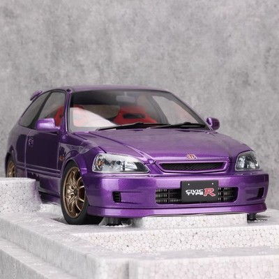 1/18 Motorhelix Honda Civic Type R EK9-120 Pearl Purple mit MF10 Felgen Diecast