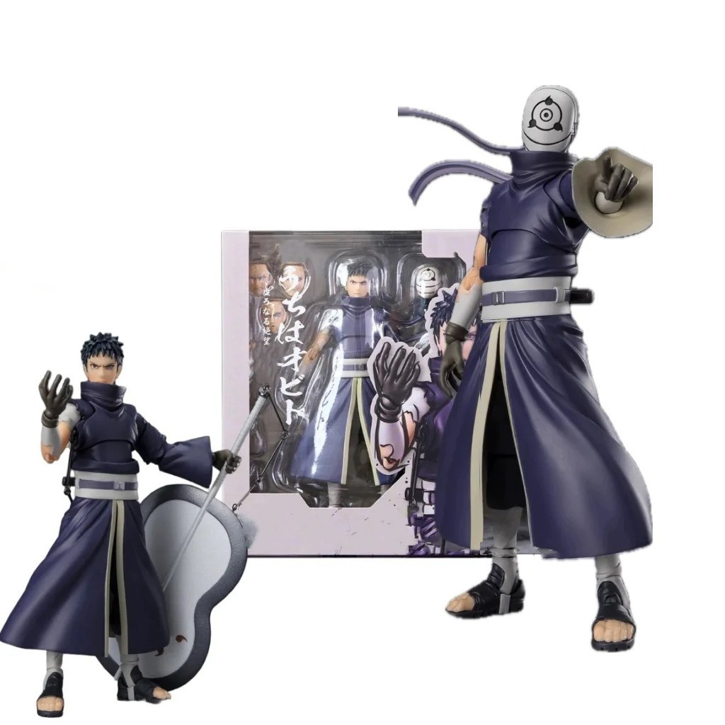 Figurine Naruto Tobi Obito Uchiha 16cm statuette collection manga avec accessoires interchangeables