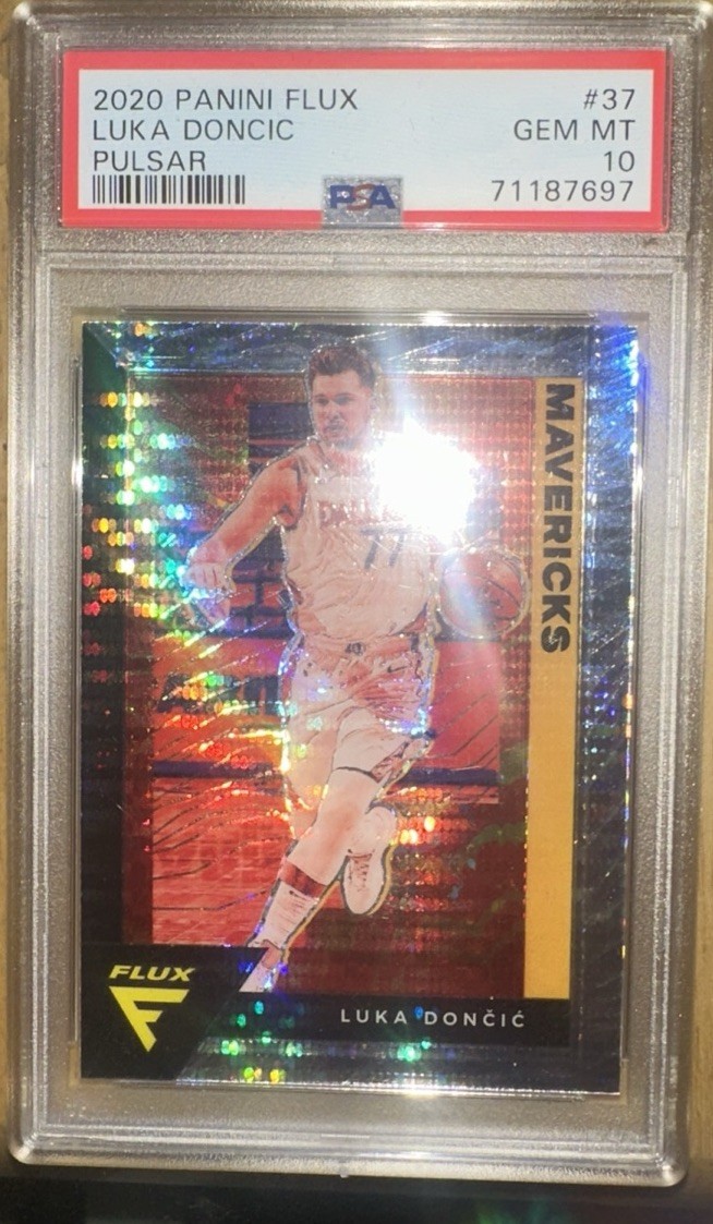 2020 PANINI FLUX 37 LUKA DONCIC PULSAR PSA 10 & FREE SHIPPING!!!!!!!!!!!!!!!!!!!