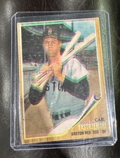 1962 Topps Carl Yastrzemski Boston Boston Red Sox HOF Misprint 4 Eyes 425!