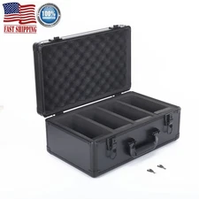 Graded Card Storage Box 4 Slots Sports Card Holder Case Coded Lock Waterproof