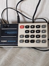 Casio Personal Mini Calculator  Casio AC Adapter VINTAGE WORKS JIH