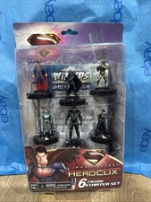 Heroclix DC Superman Man Of Steel 6-Figure Starter Set New Sealed Wizkids