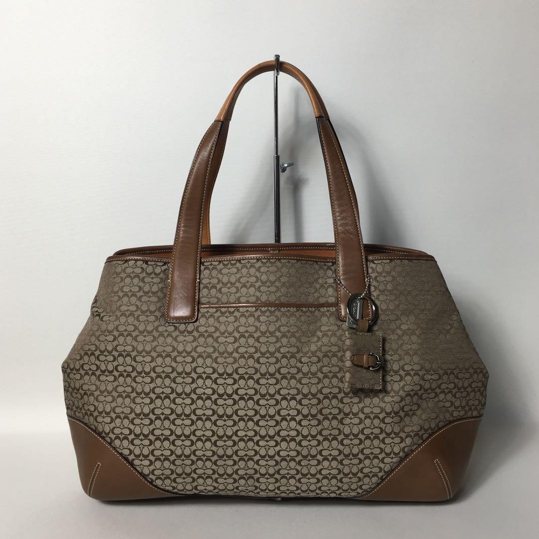 Coach Mini Signature Tote in Brown - 2506-95 Style QO731X