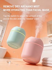 Cool Mist Humidifier Aroma Diffuser with LED Night Light Quiet USB Portable